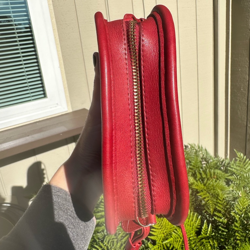Vintage Coach Bag Abbie Red 9017 - Picture 6 of 9